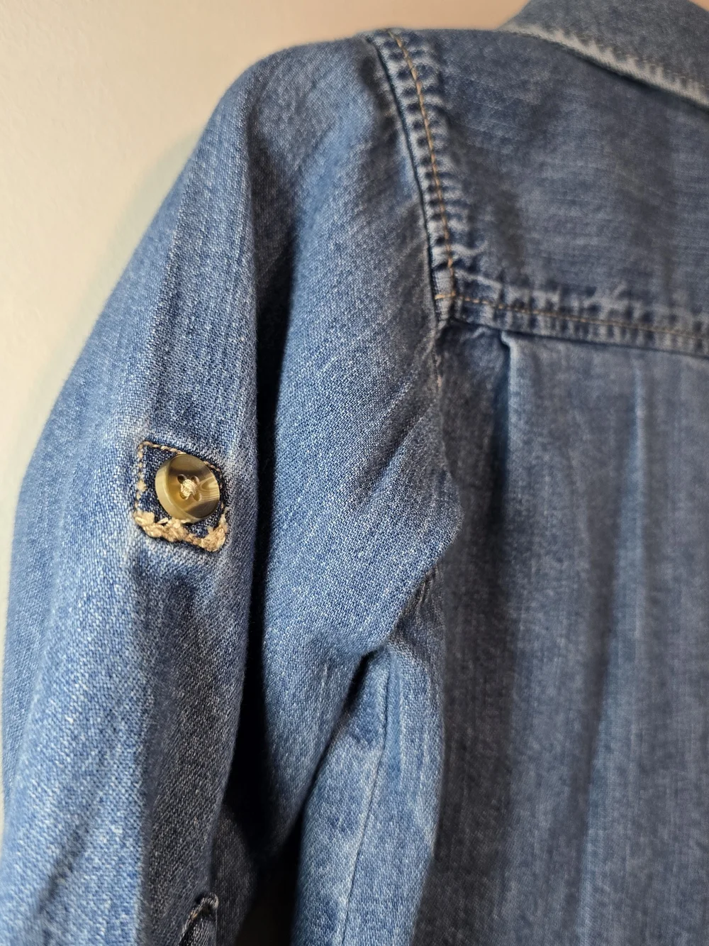 Old Navy Kids Denim Button-Down Shirt - Blue